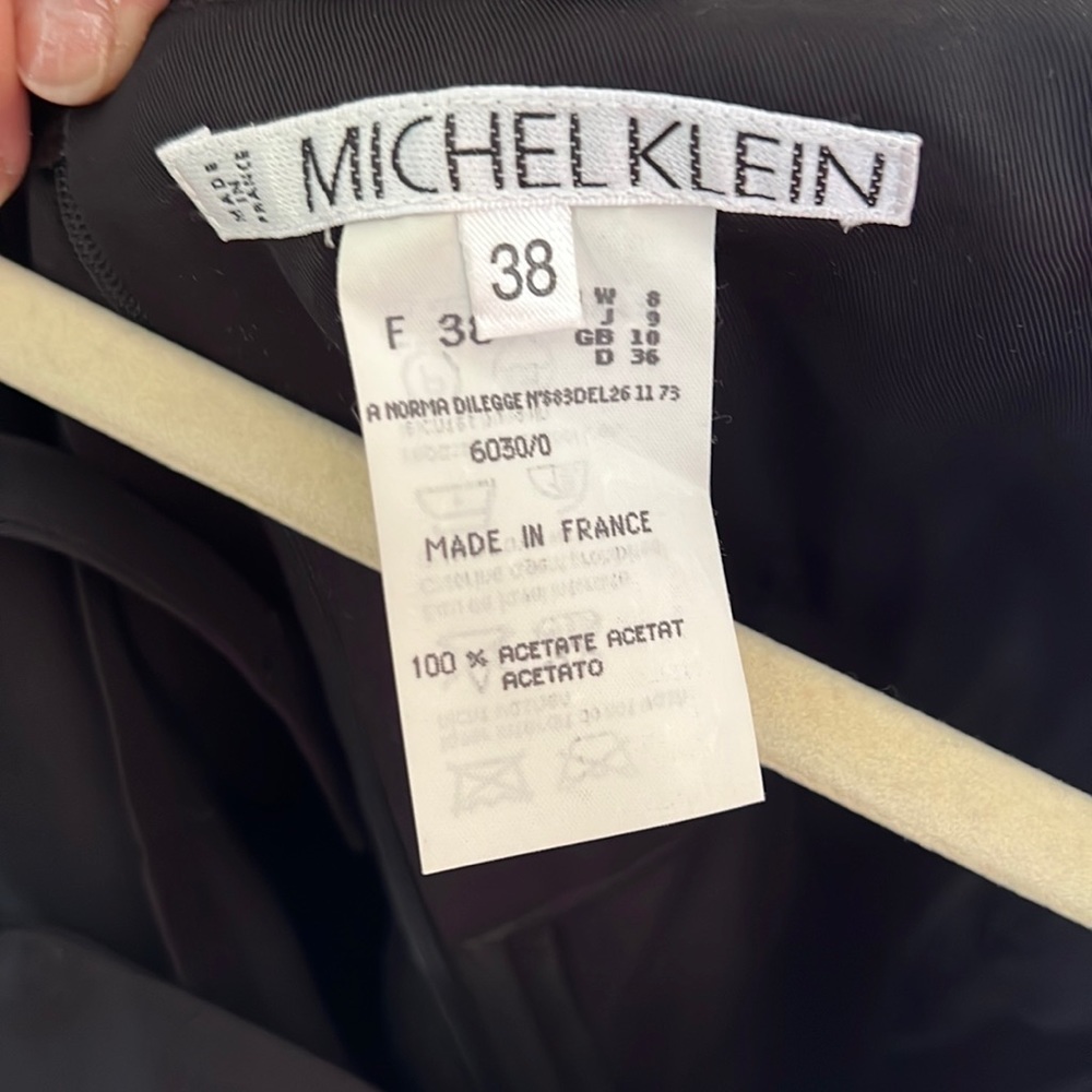 Michel Klein france dress size 38